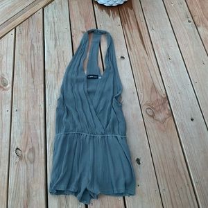Fashionable Gray Overalls